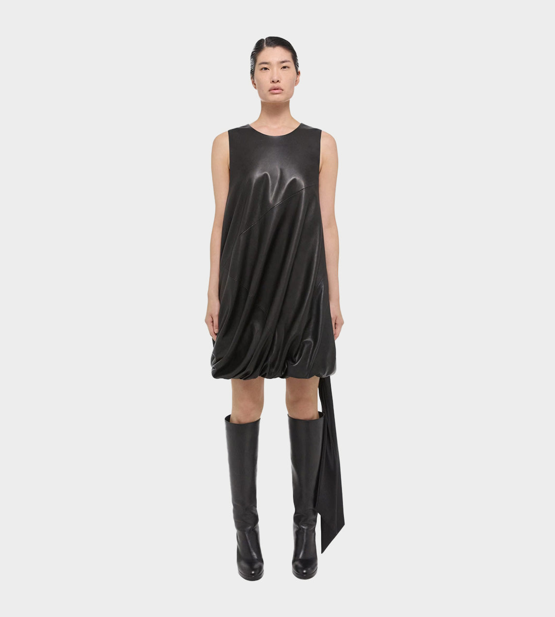 Helmut Lang - Nappa Bubble Dress Black