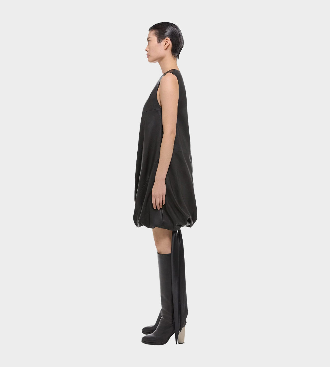 Helmut Lang - Nappa Bubble Dress Black