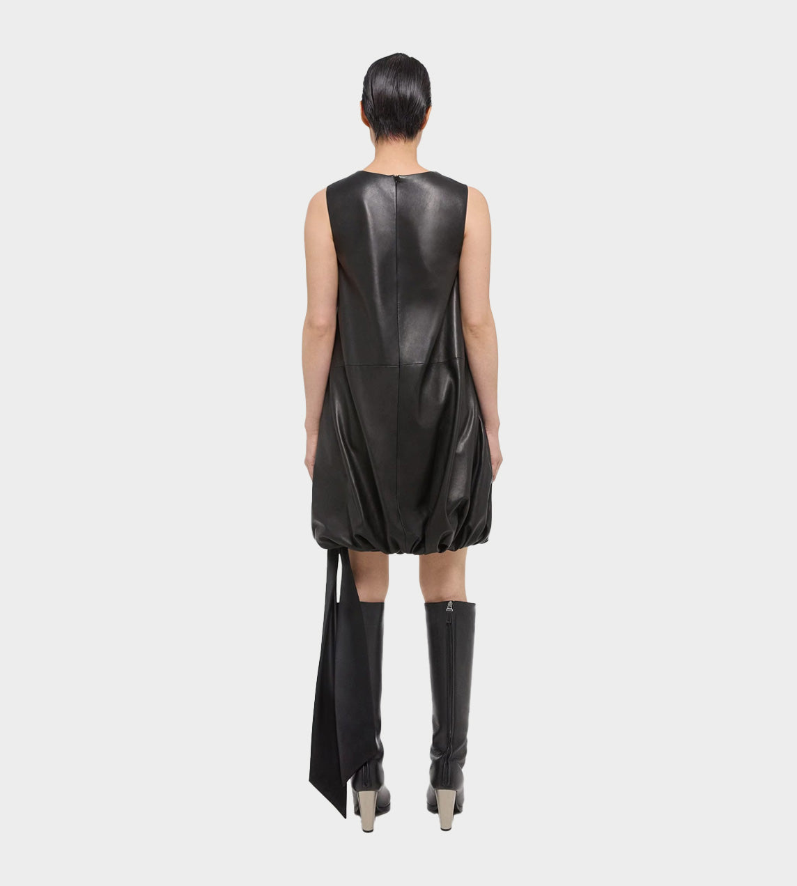 Helmut Lang - Nappa Bubble Dress Black