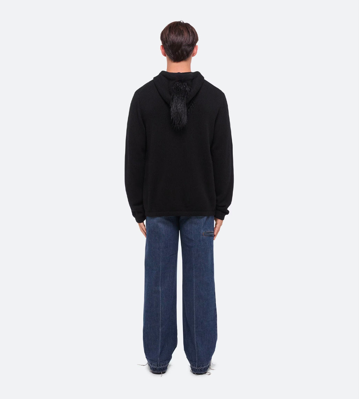 Helmut Lang - Mohawk Full Zip Hoodie Blk