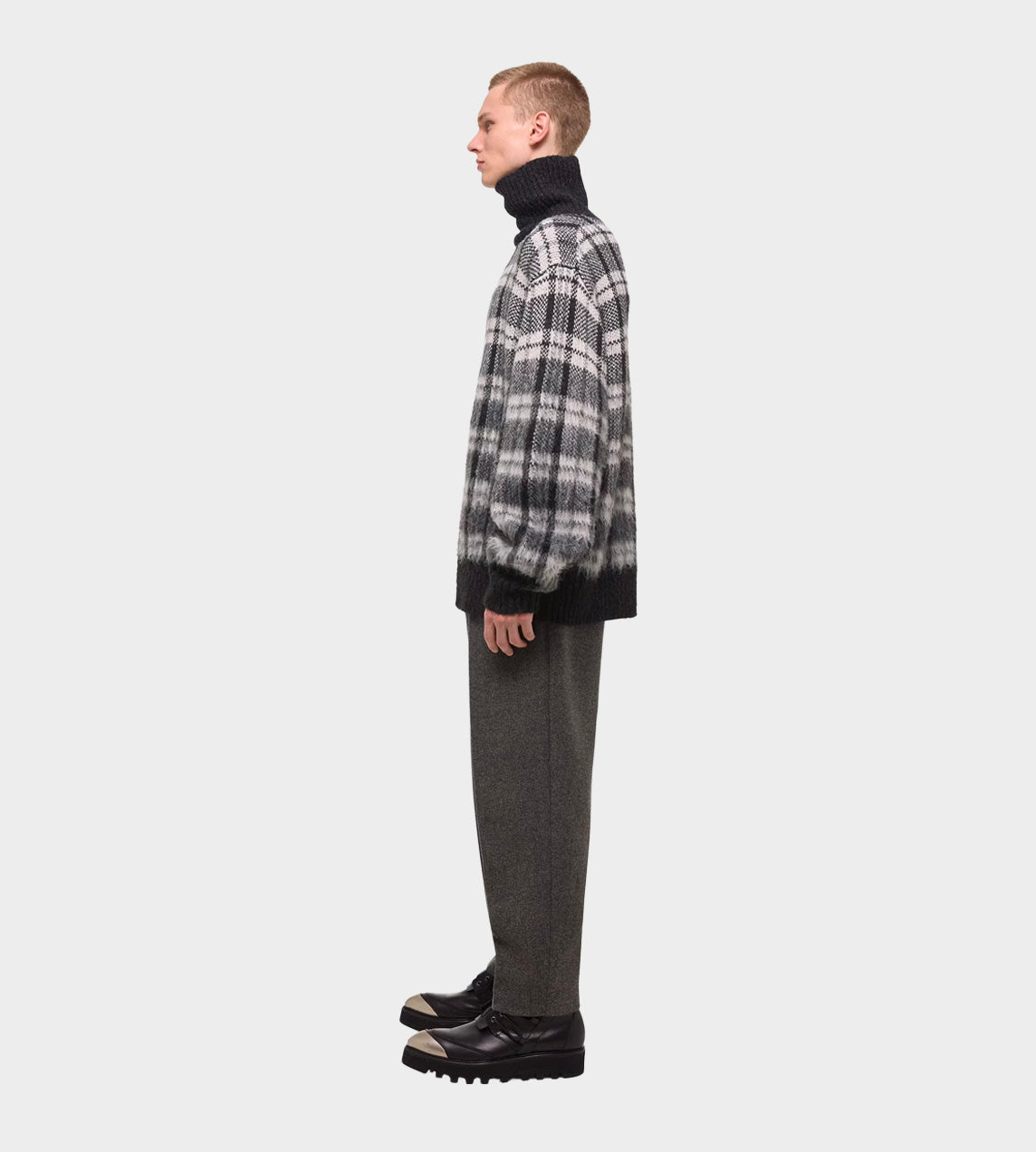 HELMUT LANG - Brushed Turtleneck Blk