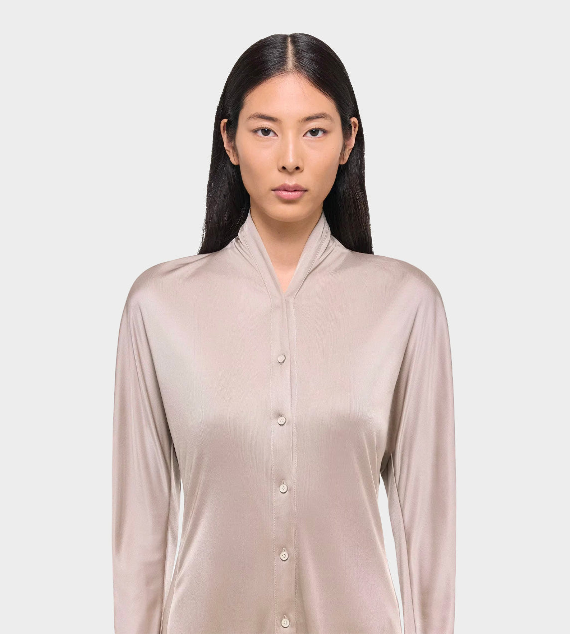 HELMUT LANG - Infinity Long Sleeve Shirt Dune