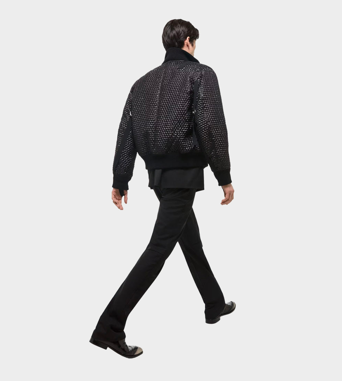 HELMUT LANG -  Bubble Wrap Bomber Blk