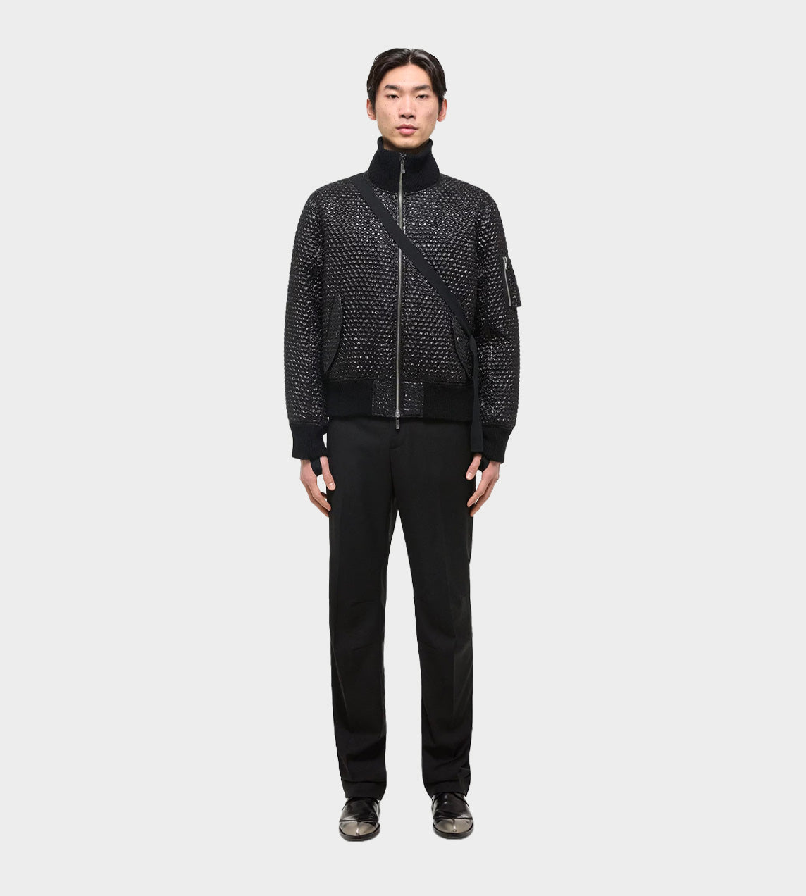 HELMUT LANG -  Bubble Wrap Bomber Blk
