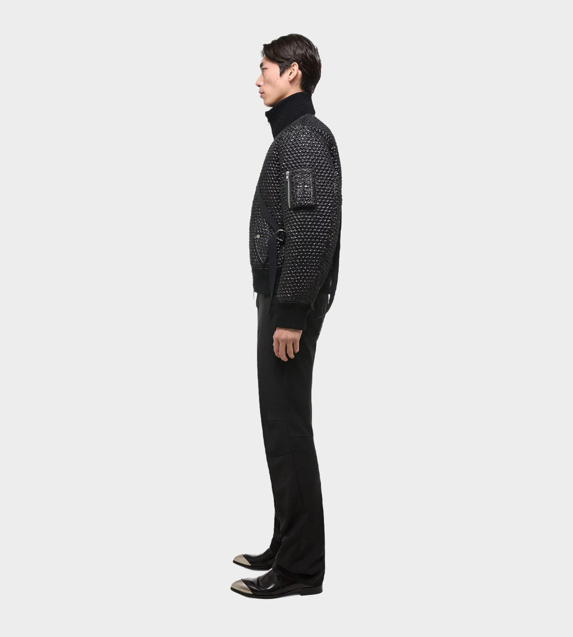 HELMUT LANG -  Bubble Wrap Bomber Blk