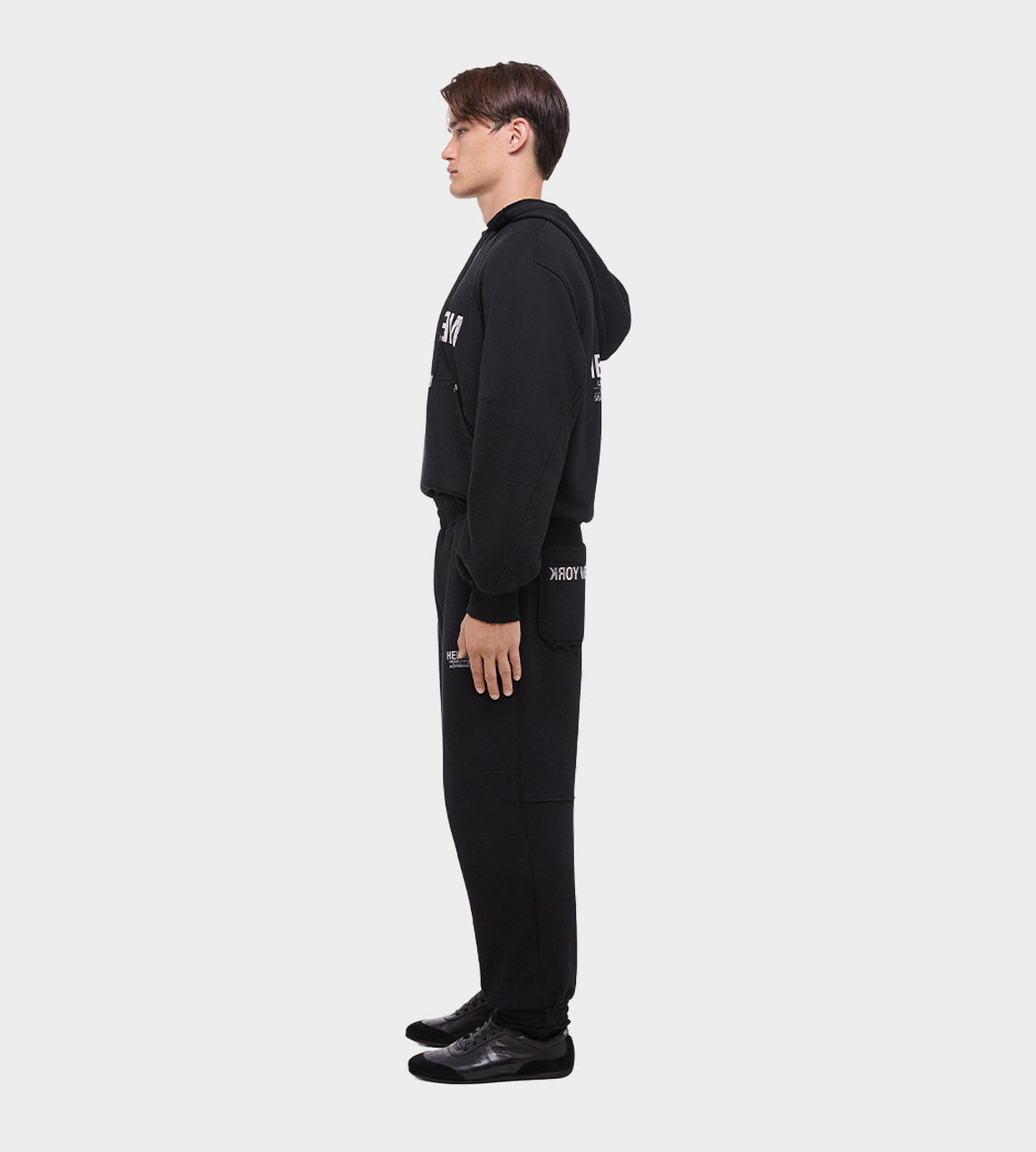 Reverse NY Sweat Pants Black