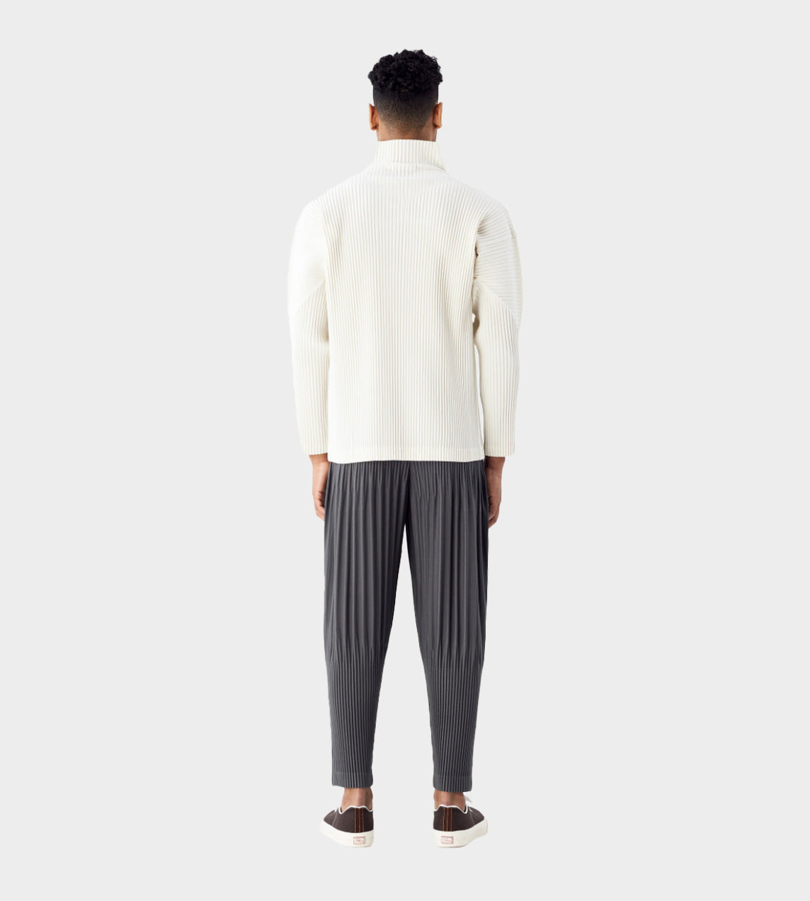 Homme Plisse Issey Miyake - Colour Pleats Jacket Ivory