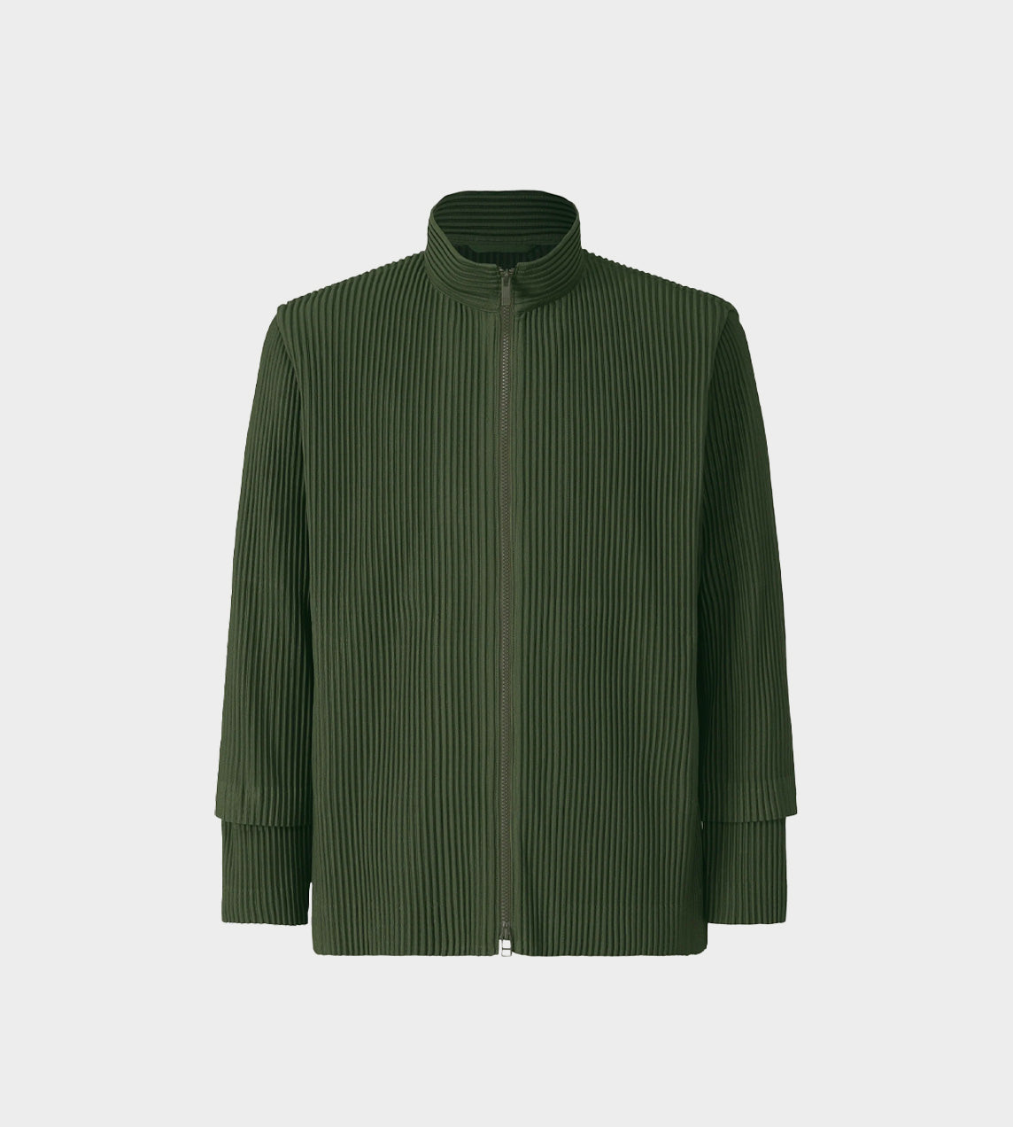 HOMME PLISSE ISSEY MIYAKE - Cargo Pleated Jacket Green