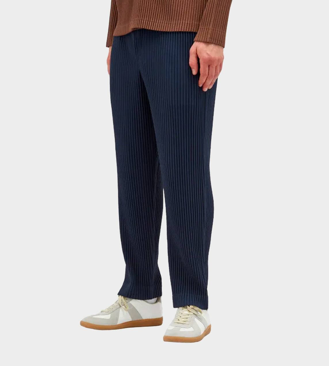 HOMME PLISSE ISSEY MIYAKE - Pleated Midnight Blue Pants