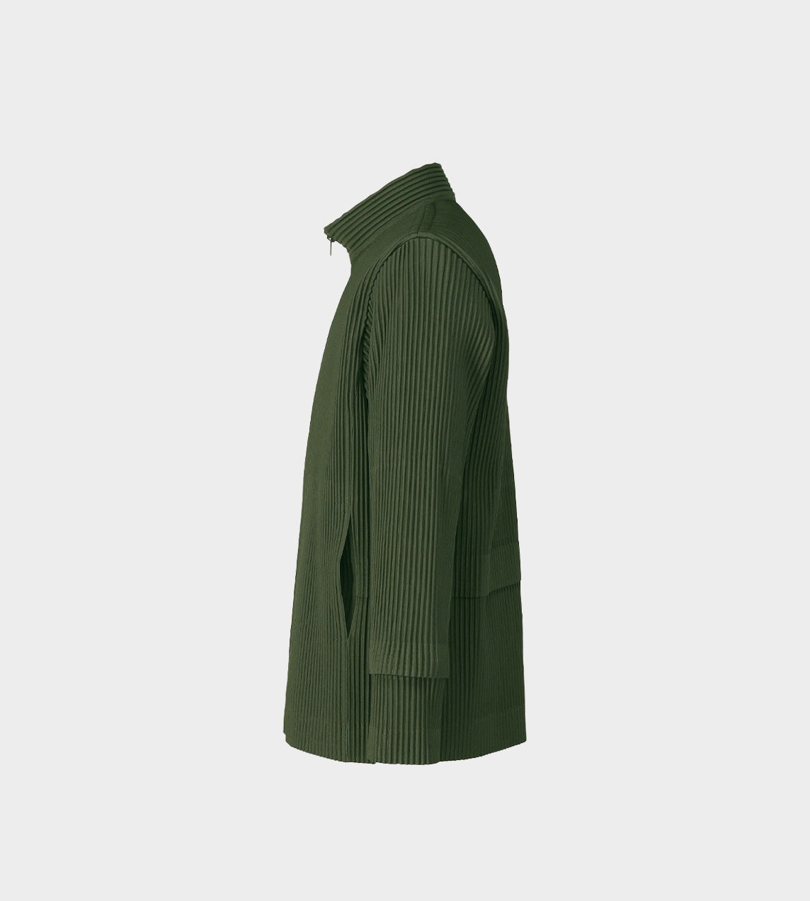 HOMME PLISSE ISSEY MIYAKE - Cargo Pleated Jacket Green