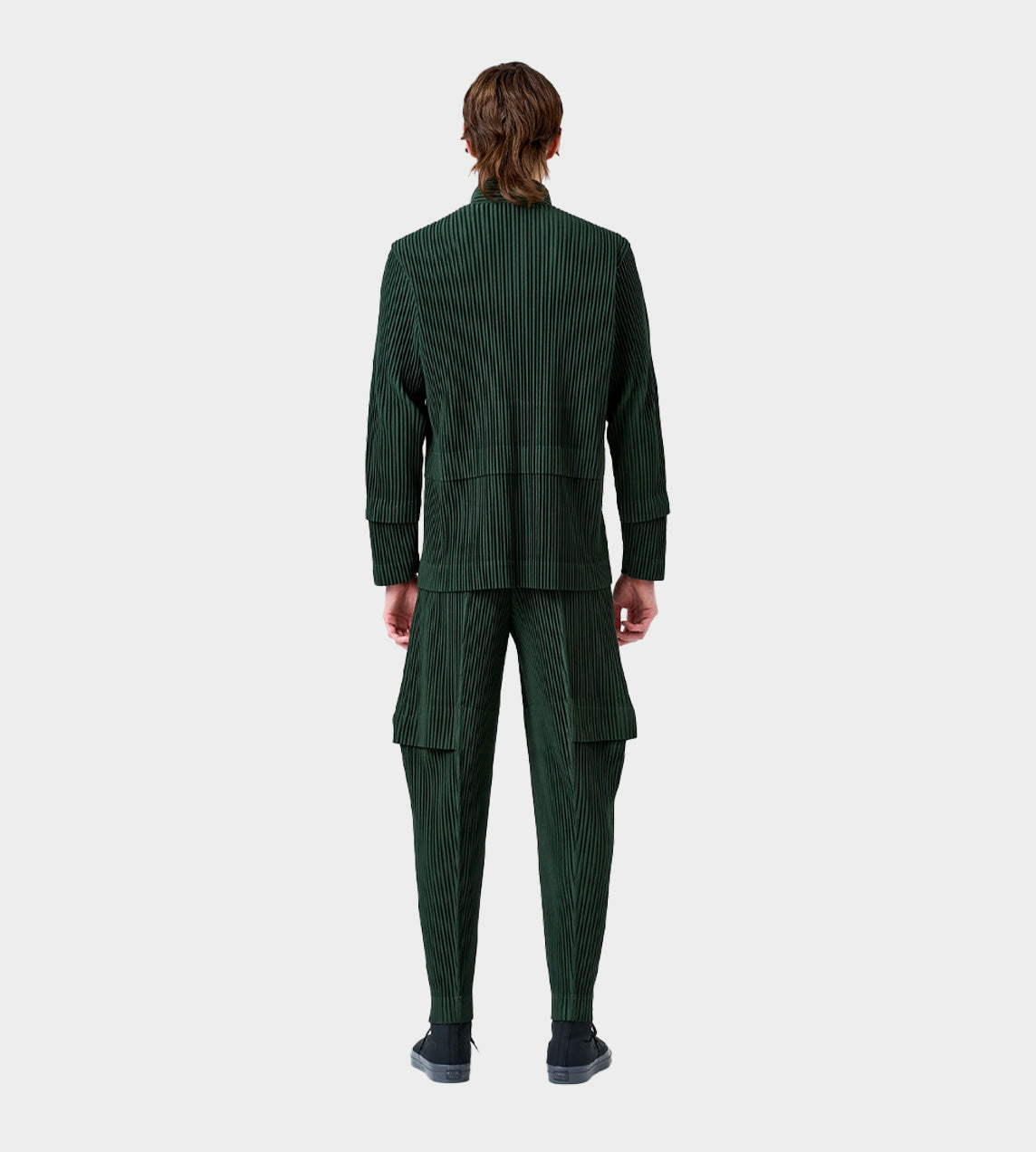 HOMME PLISSE ISSEY MIYAKE - Cargo Pleated Jacket Green
