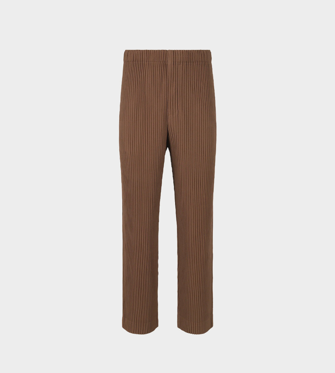 HOMME PLISSE ISSEY MIYAKE - Pleated Sepia Brown Pants