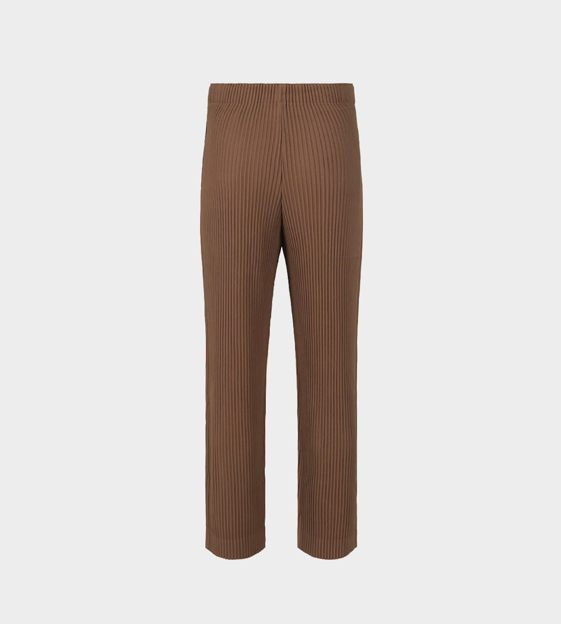HOMME PLISSE ISSEY MIYAKE - Pleated Sepia Brown Pants