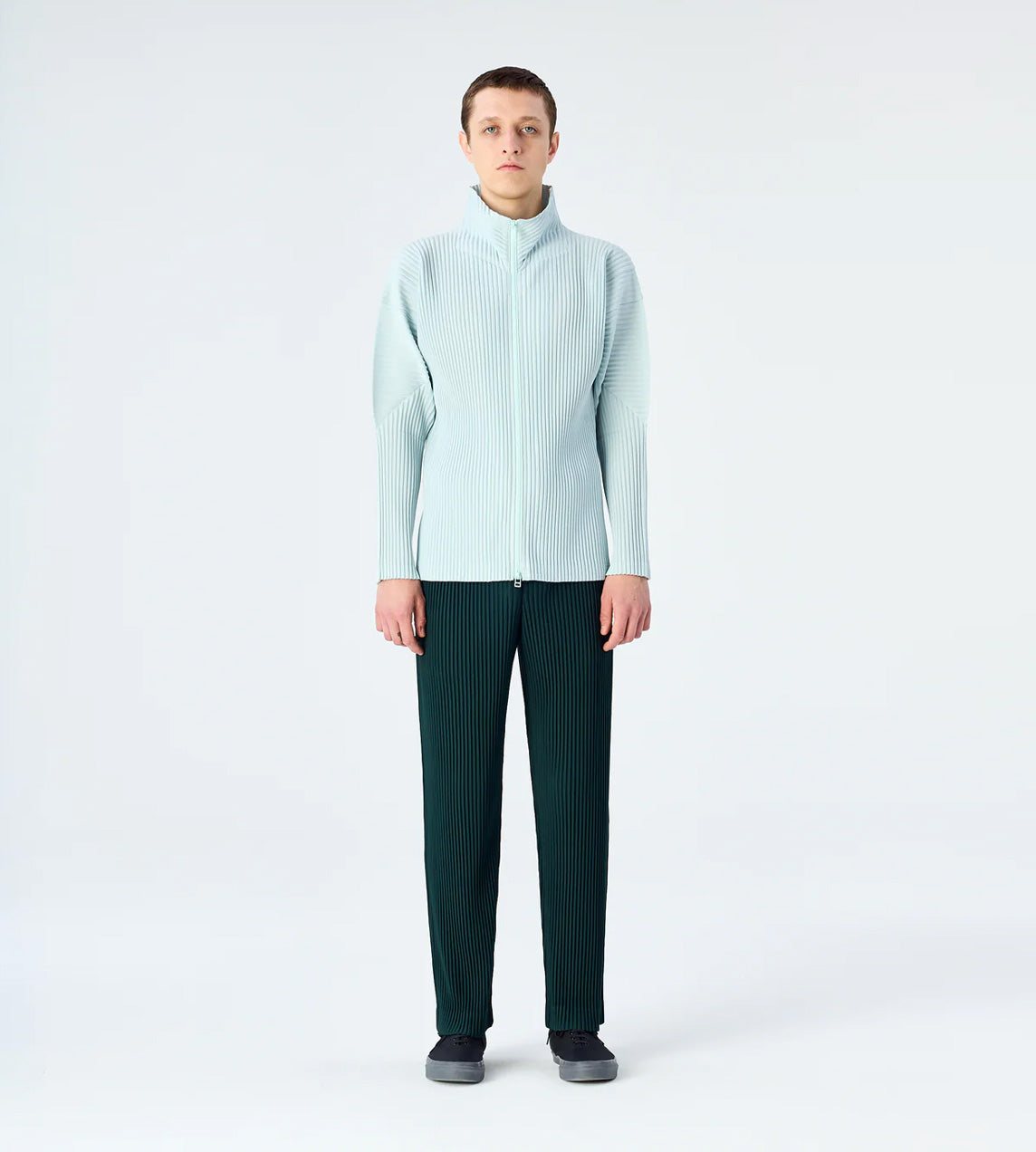 Homme Plisse Issey Miyake - Colour Pleats Straight Leg Pant D.Green