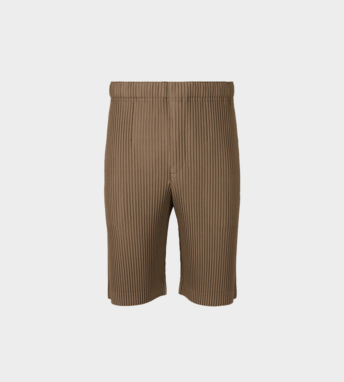 Homme Plisse Issey Miyake - May Pleated Long Shorts Soil Brown