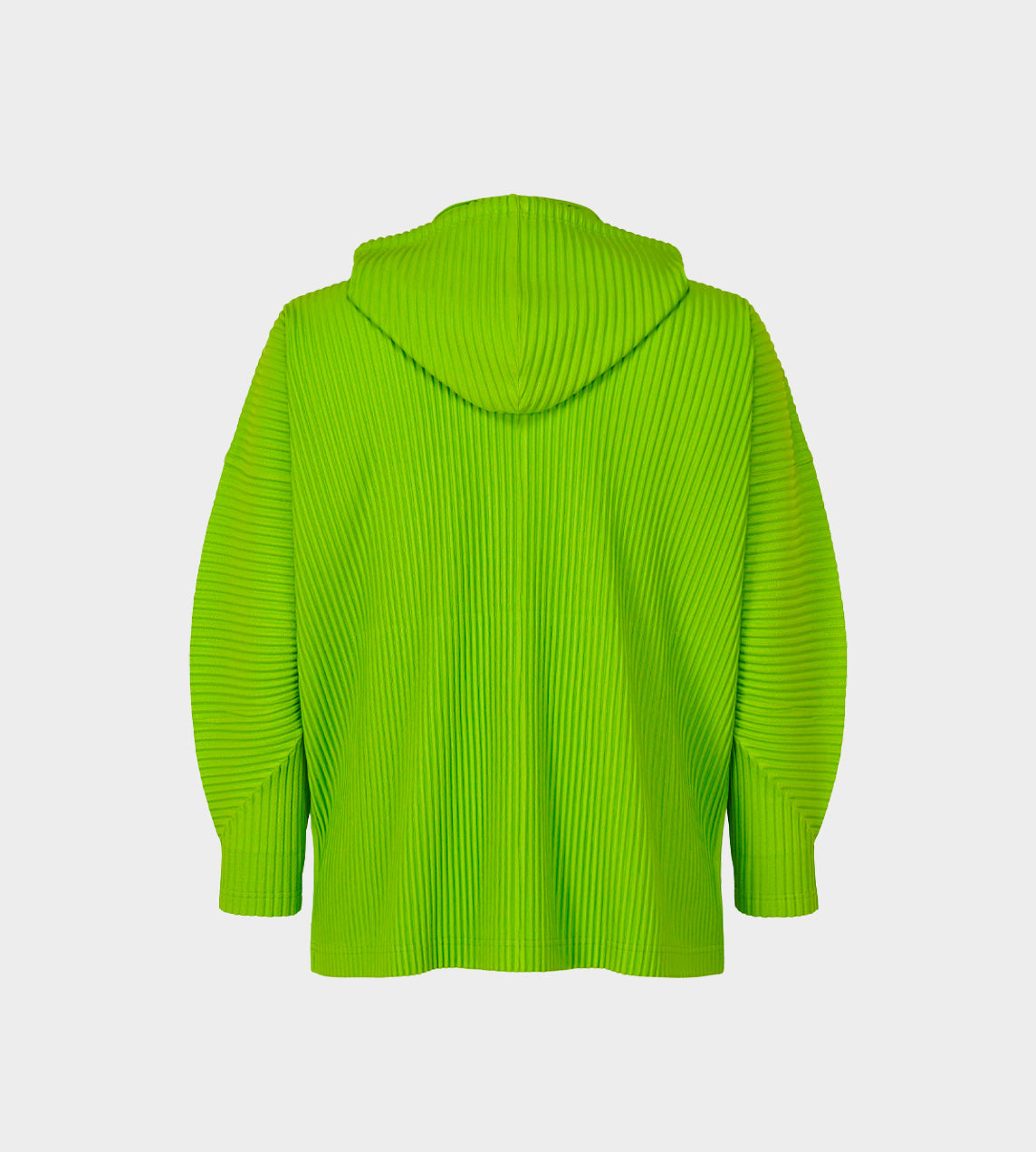HOMME PLISSE ISSEY MIYAKE - Pleated MC Hoodie Yellow Green