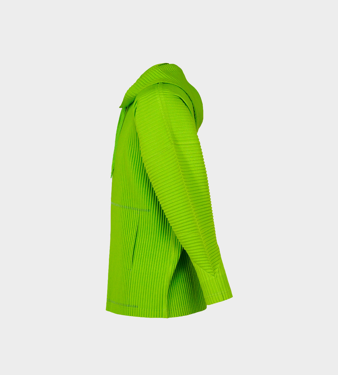 HOMME PLISSE ISSEY MIYAKE - Pleated MC Hoodie Yellow Green