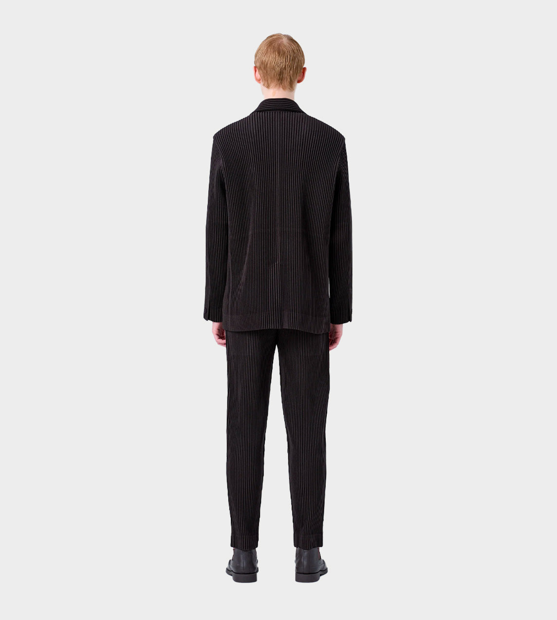Homme Plisse Issey Miyake - Wool-like Pleated Pants Chocolate