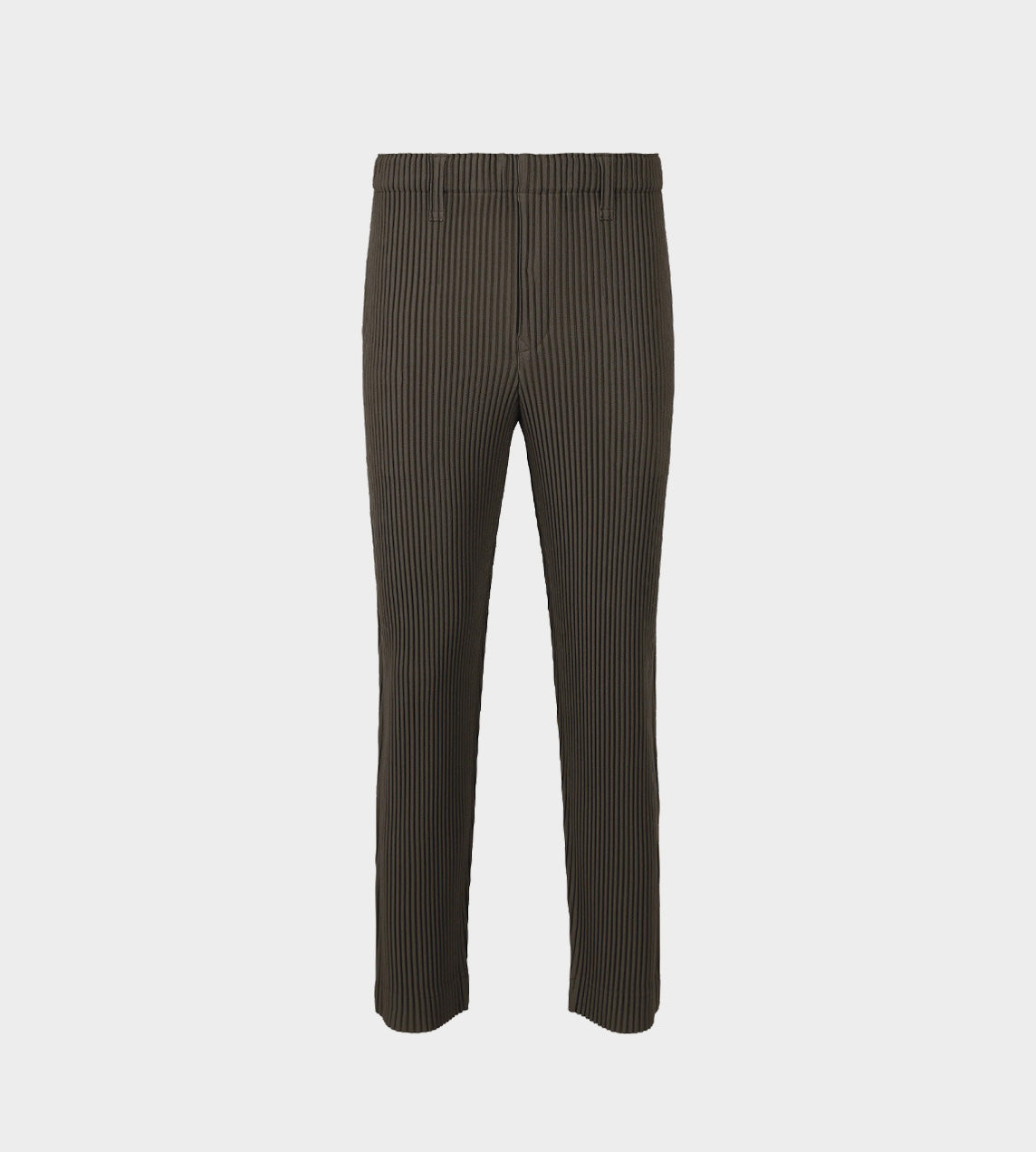 Homme Plisse Issey Miyake - Wool-like Pleated Pants Chocolate