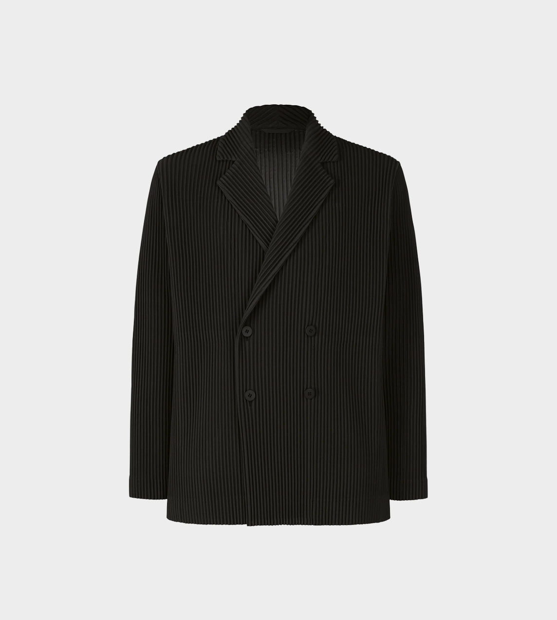 Homme Plisse Issey Miyake - Double Breasted Blazer Blk