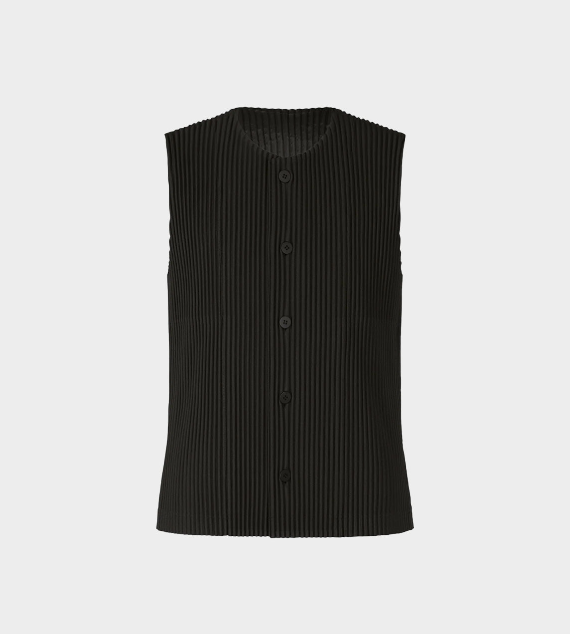 Homme Plisse Issey Miyake - Round Neck Vest Blk