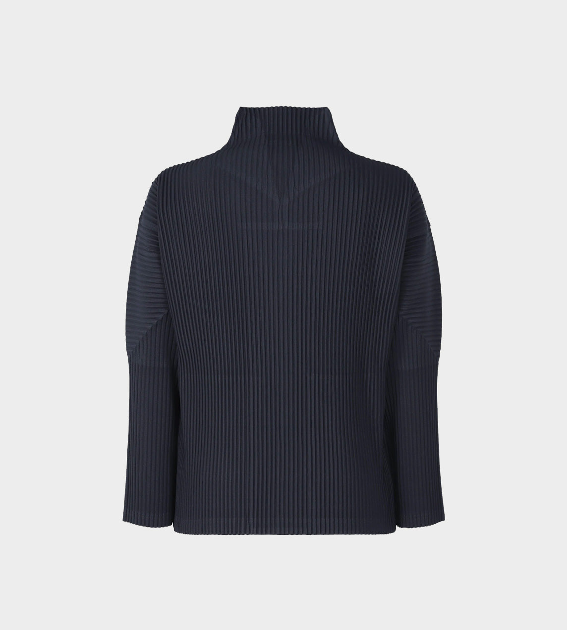 HOMME PLISSE ISSEY MIYAKE - Basic Pleated Zip-up Jacket Navy