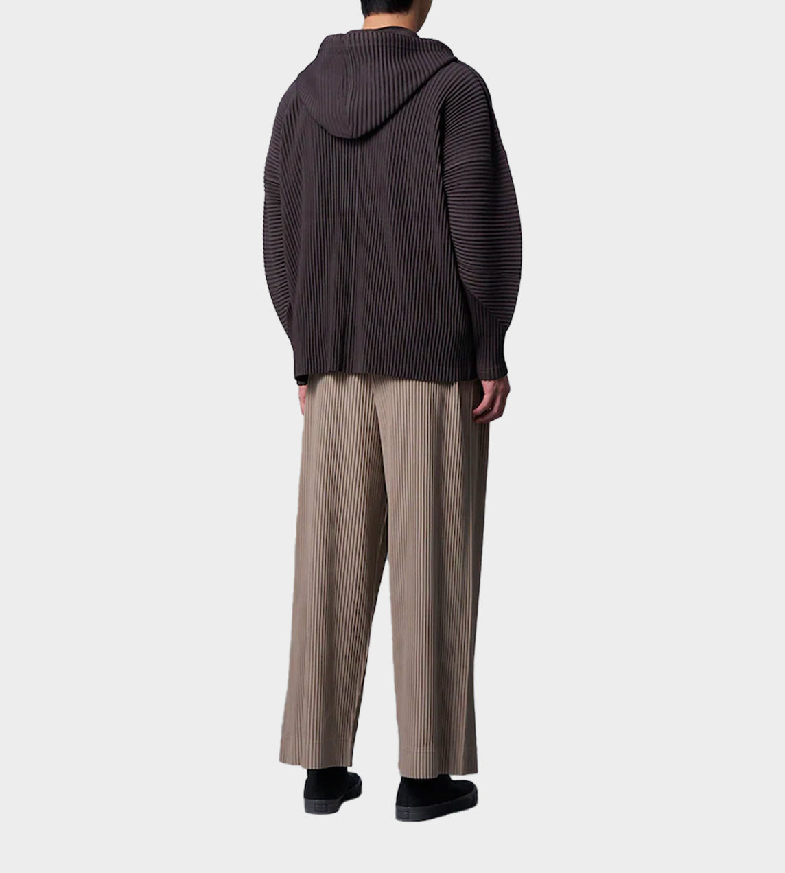 HOMME PLISSE ISSEY MIYAKE - Pleated MC Hoodie Plum Violet