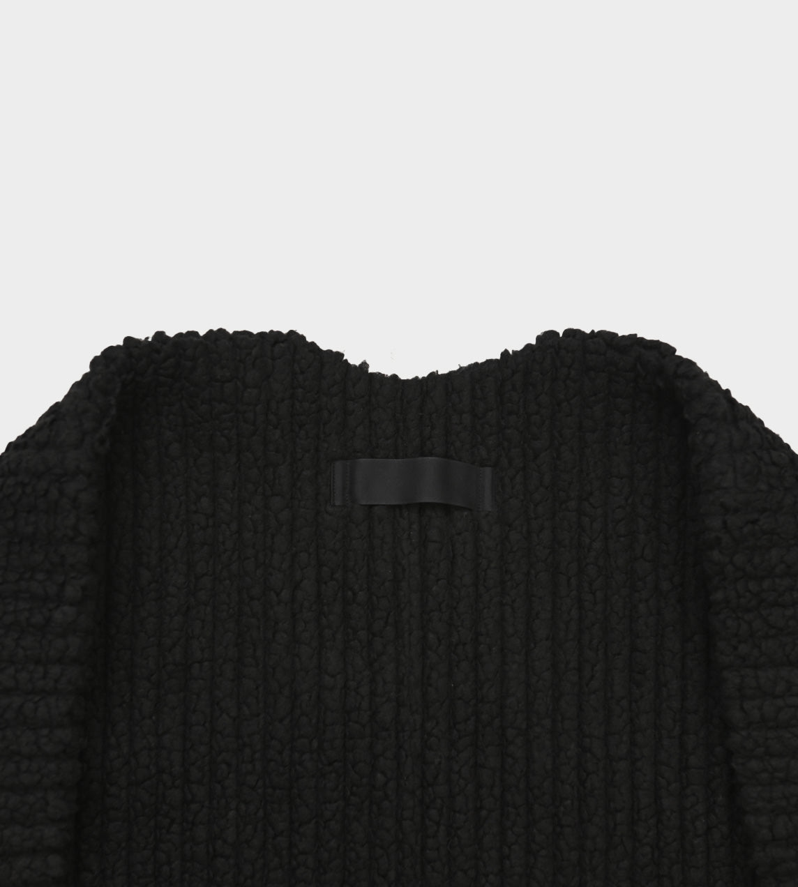 HOMME PLISSE ISSEY MIYAKE - Pleated Teddy Jacket Blk