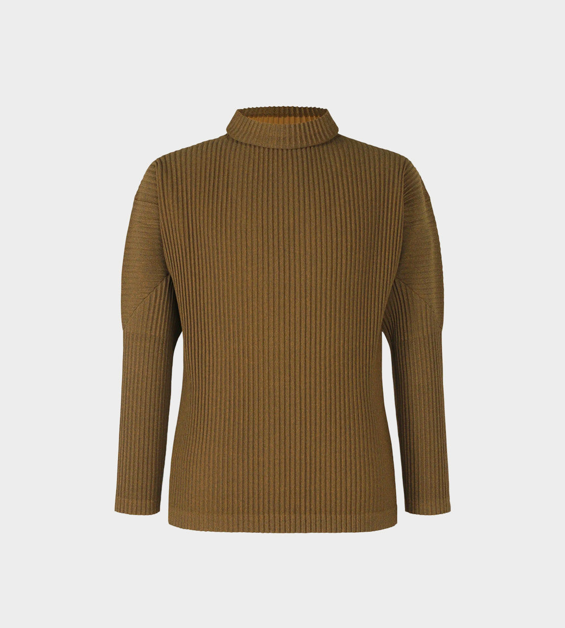 Homme Plisse Issey Miyake - Knit-effect Turtleneck Brown