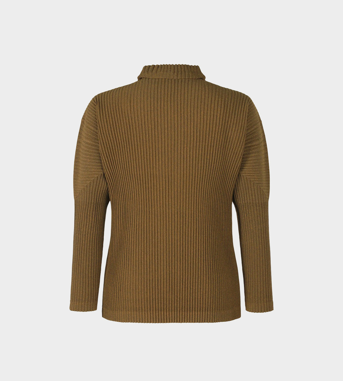 Homme Plisse Issey Miyake - Knit-effect Turtleneck Brown