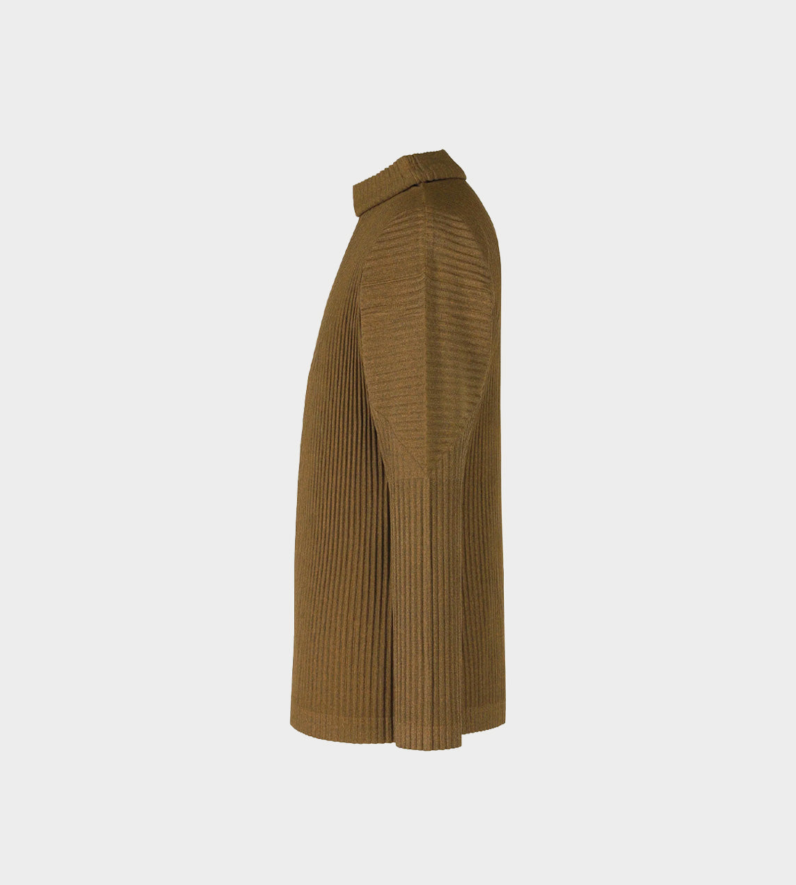 Homme Plisse Issey Miyake - Knit-effect Turtleneck Brown