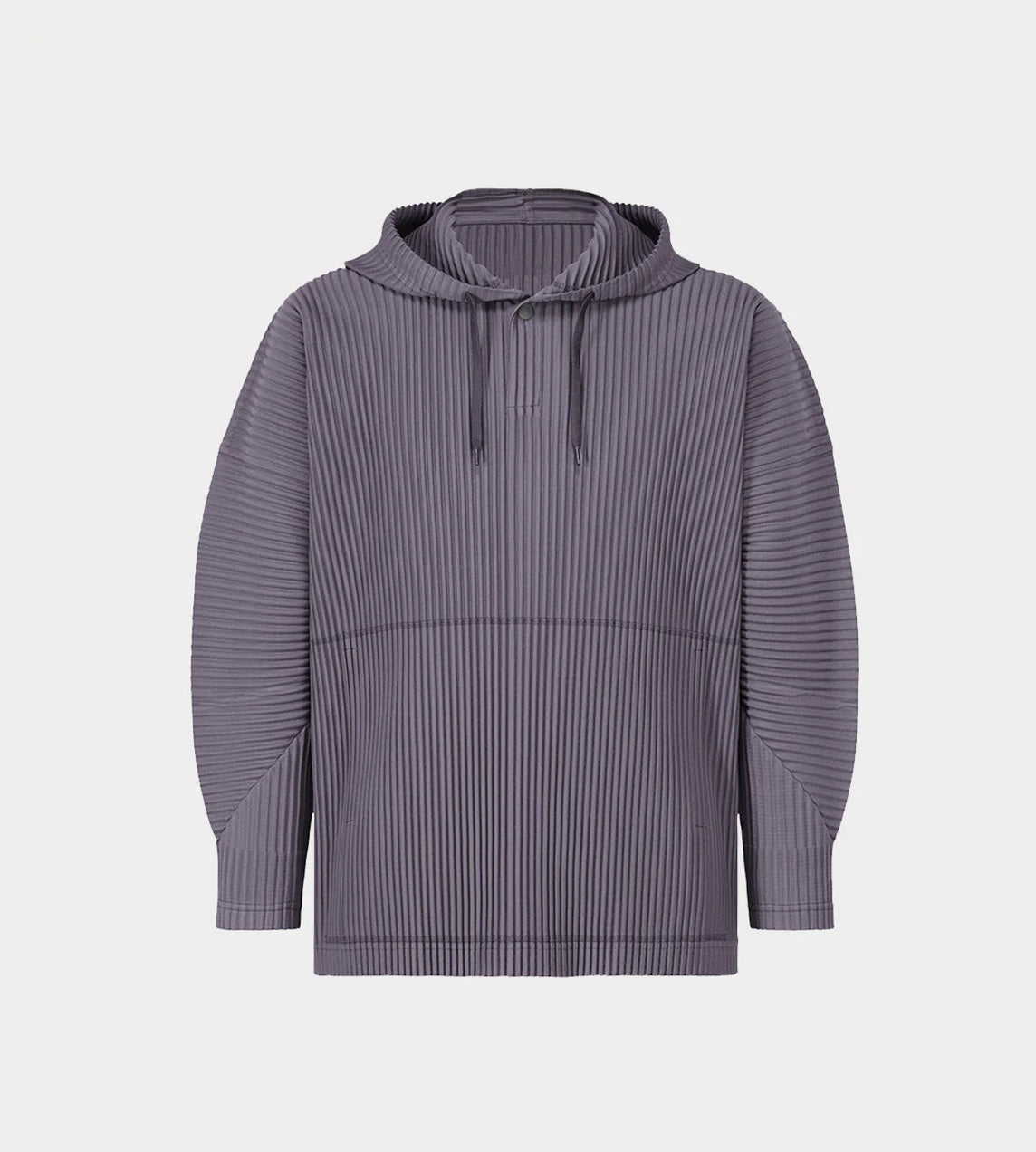 Homme Plisse Issey Miyake - Pleated Hoodie Purple Gray