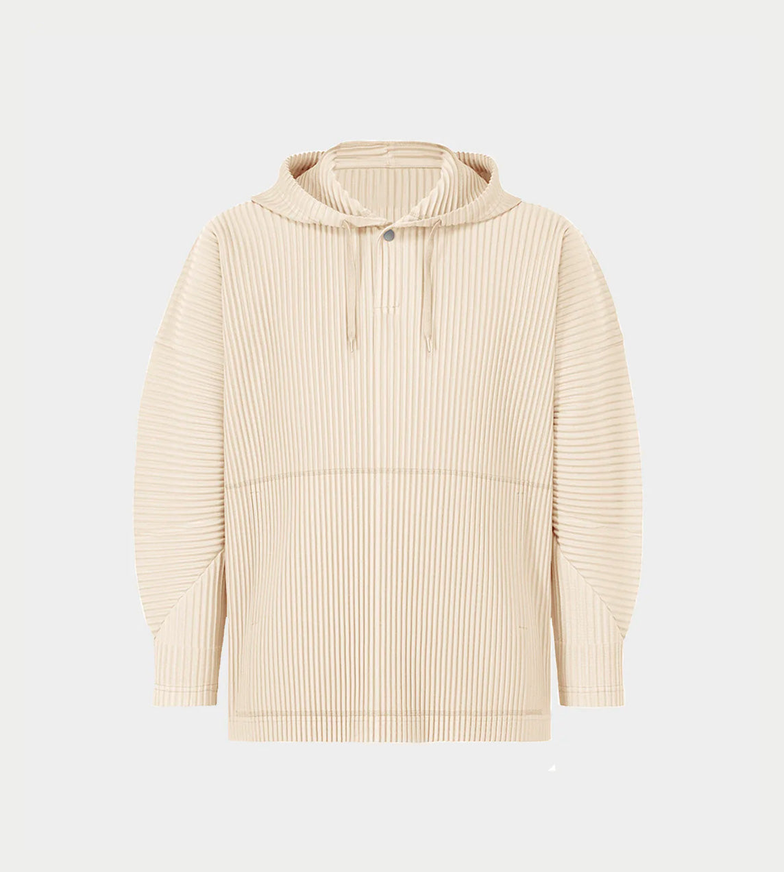 Homme Plisse Issey Miyake - Pleated Hoodie Rose White