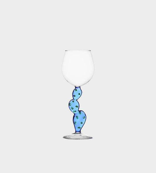 Ichendorf Milano - Cactus Wine Glass L.Blue