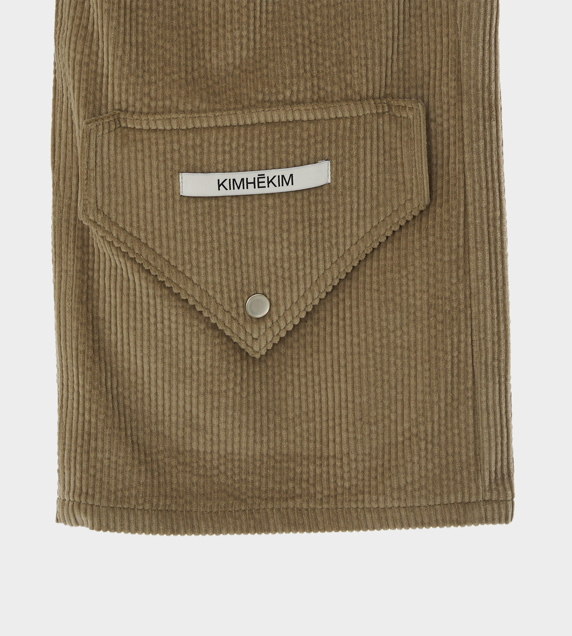 KIMHEKIM - Two Pocket Corduroy Wide Pants