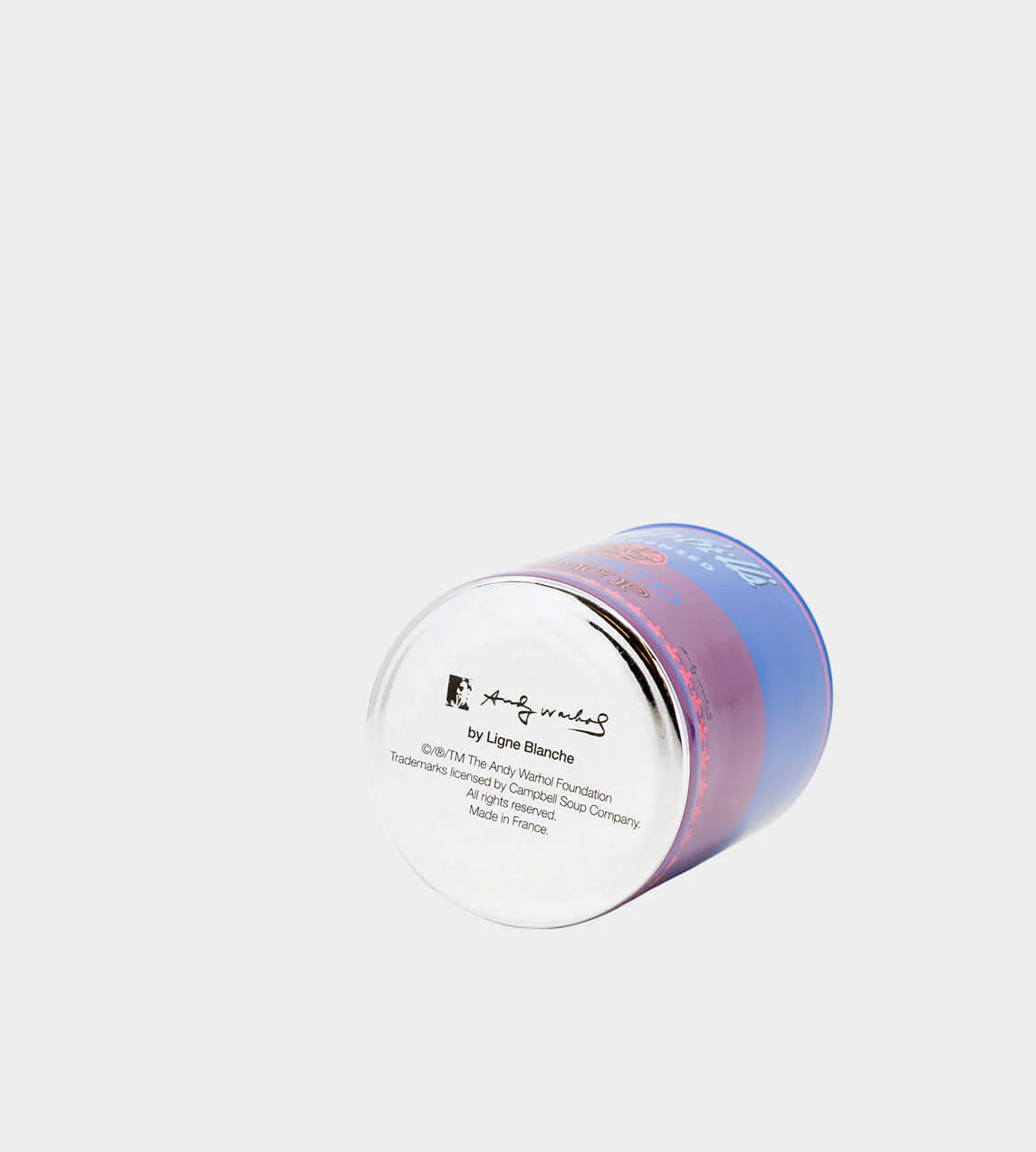 Ligne Blanche - Warhol - Campbell Candle Blue/Violet