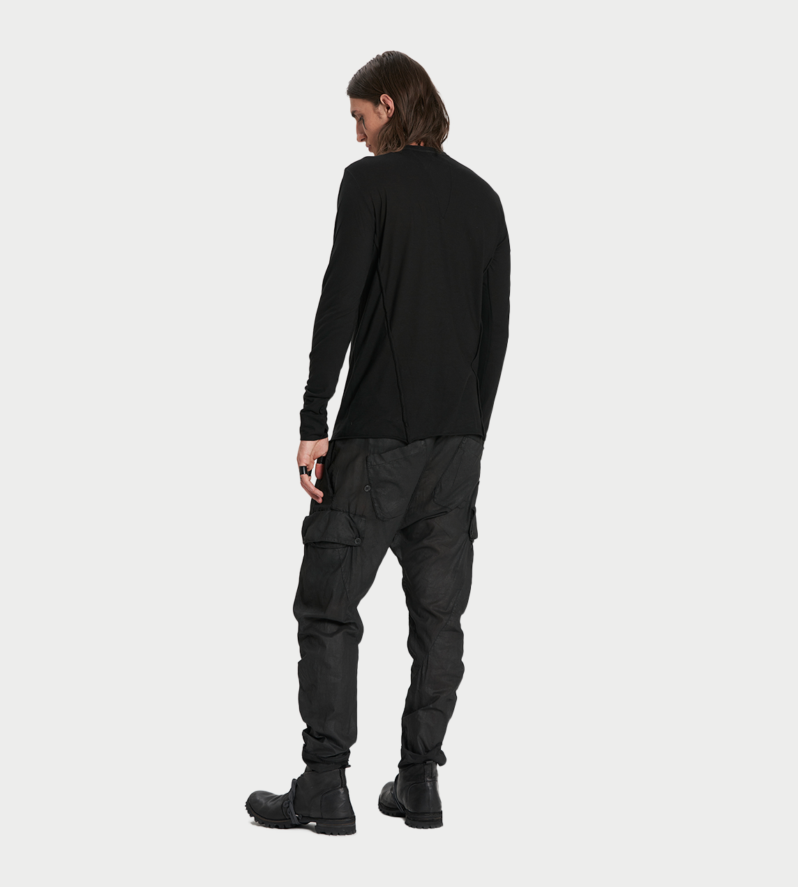 Masnada - L/S Tee Black