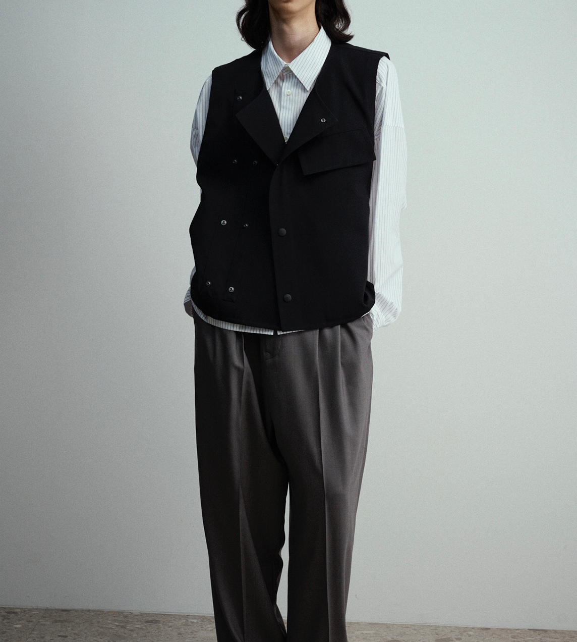 UJOH - Double Front Vest Black