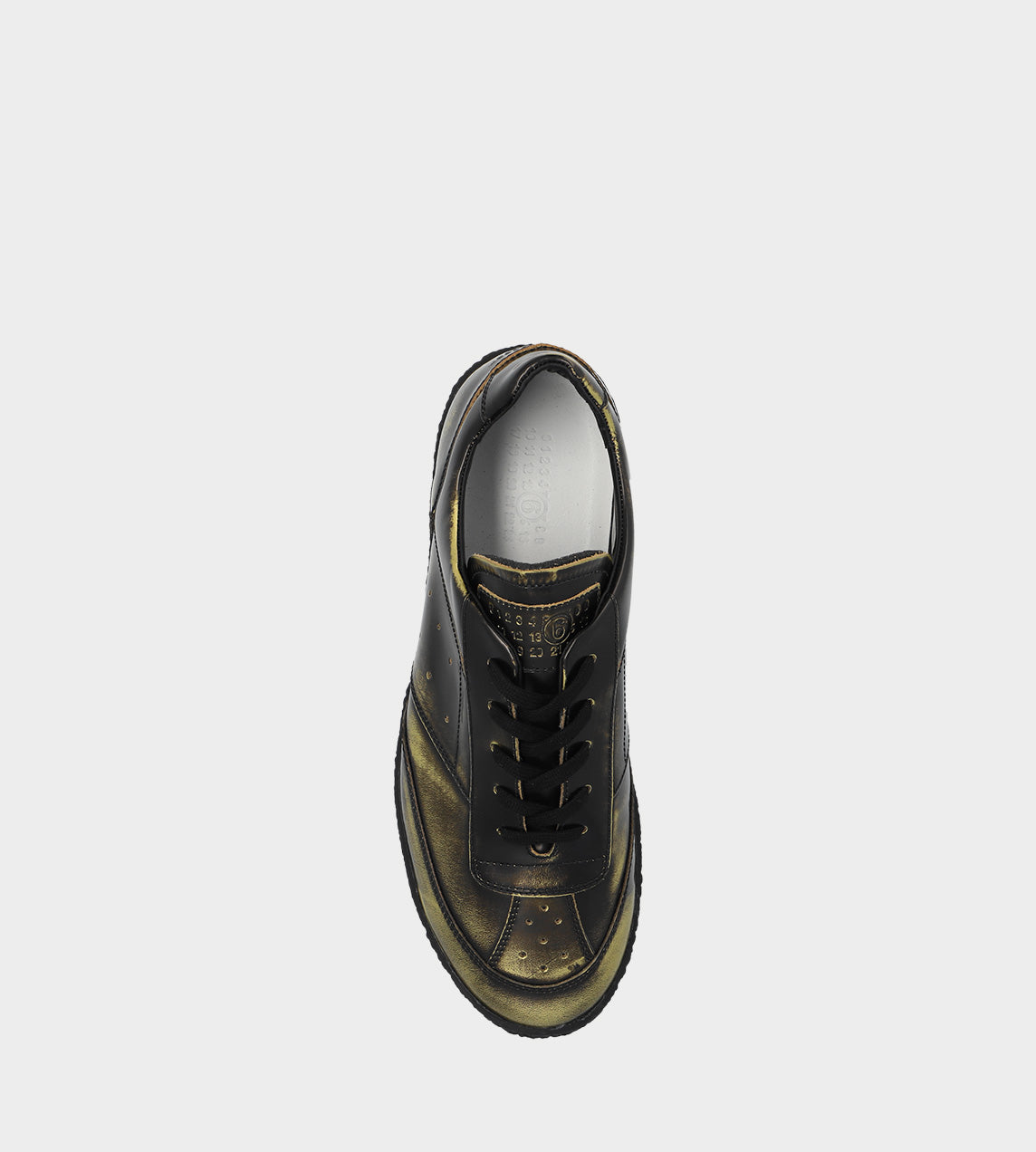 MM6 Maison Margiela - Vintage Gold 6 court sneaker
