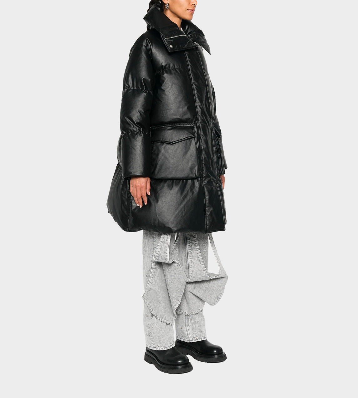MM6 Maison Margiela - Signature Puffed Parka Black