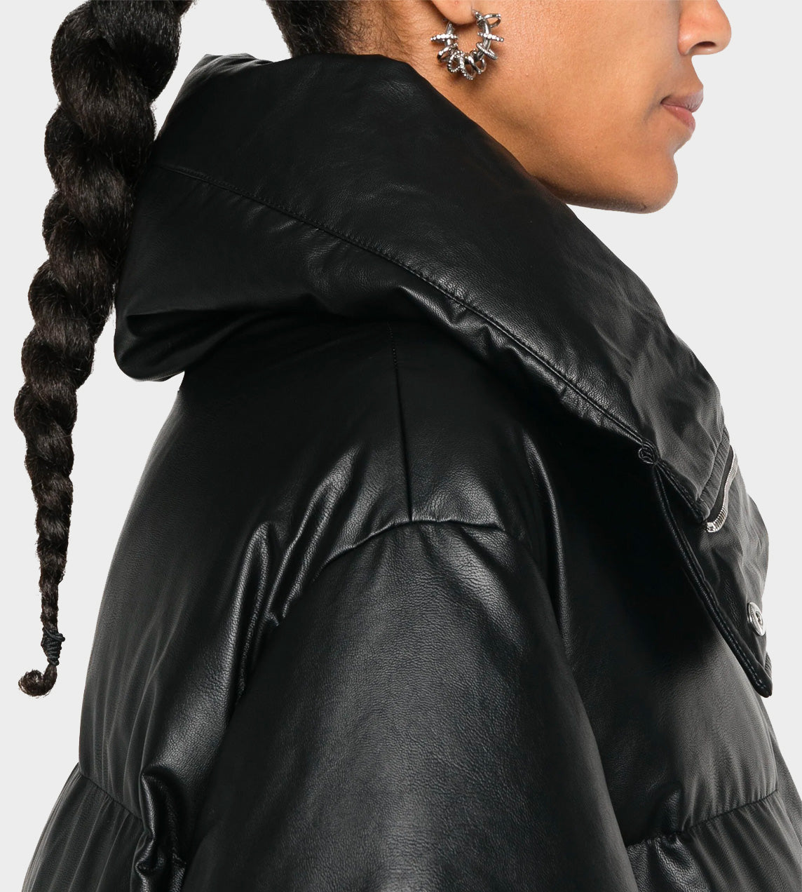 MM6 Maison Margiela - Signature Puffed Parka Black