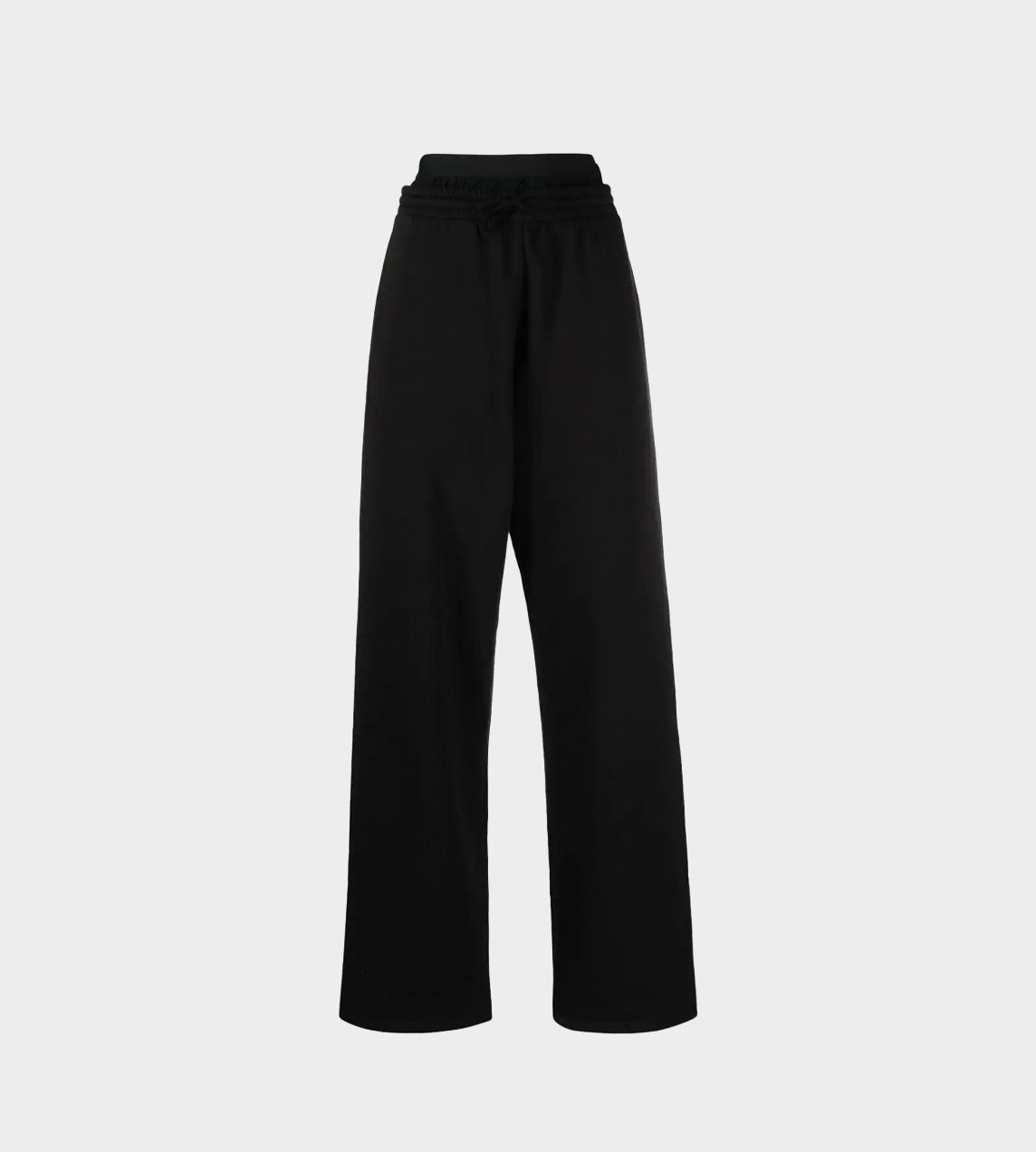 MM6 Maison Margiela - Layered Waistband Sweatpants Black