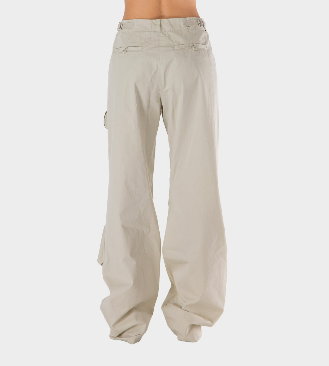 MM6 Maison Margiela - Utility Wide Leg Pants Off White