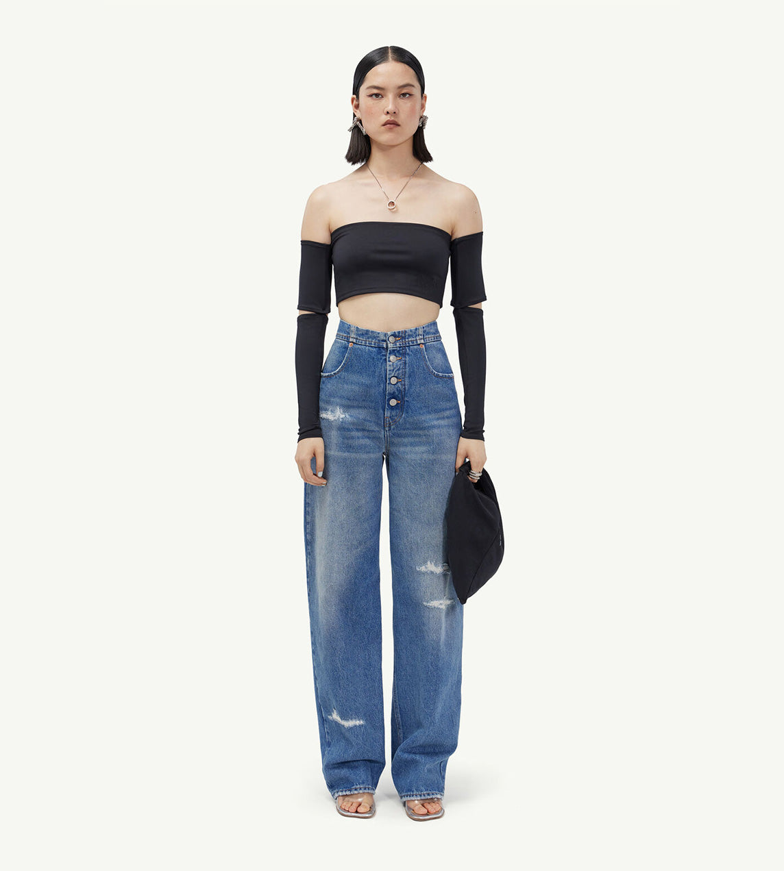 MM6 Maison Margiela - High Waist Baggy Jeans