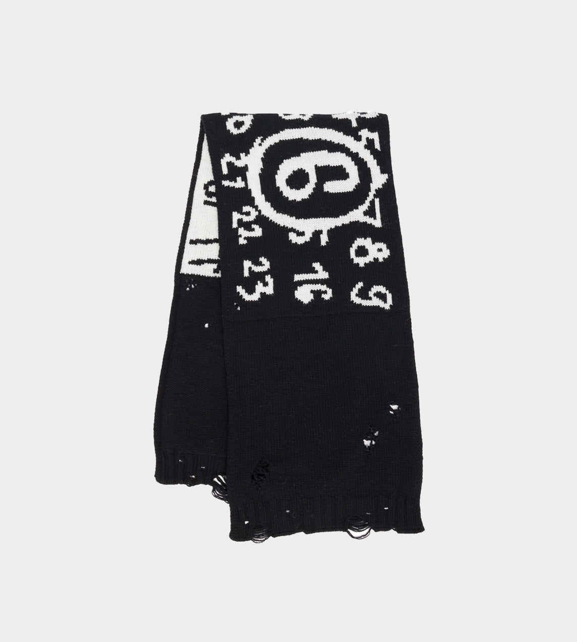 MM6 Maison Margiela - Logo Scarf Black