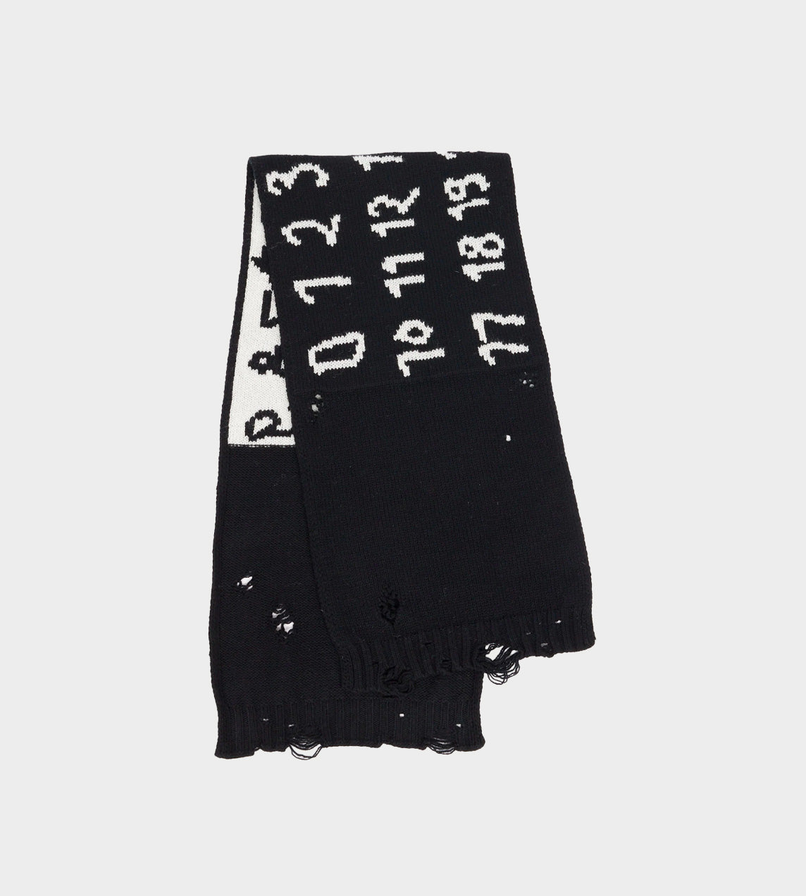 MM6 Maison Margiela - Logo Scarf Black