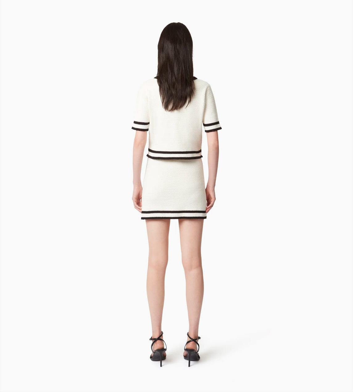 Nina Ricci - Mini Skirt In Tweed White
