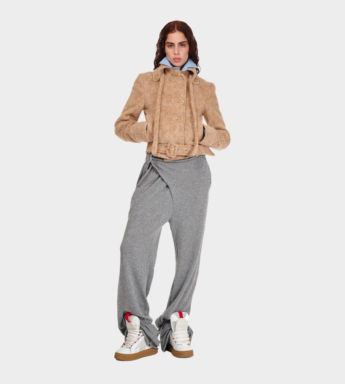 OTTOLINGER - High collar jacket Beige