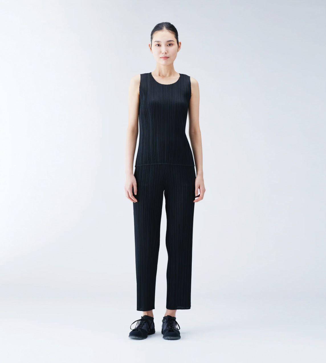 Pleats Please Issey Miyake - Basic Straight Pleated Pant Black