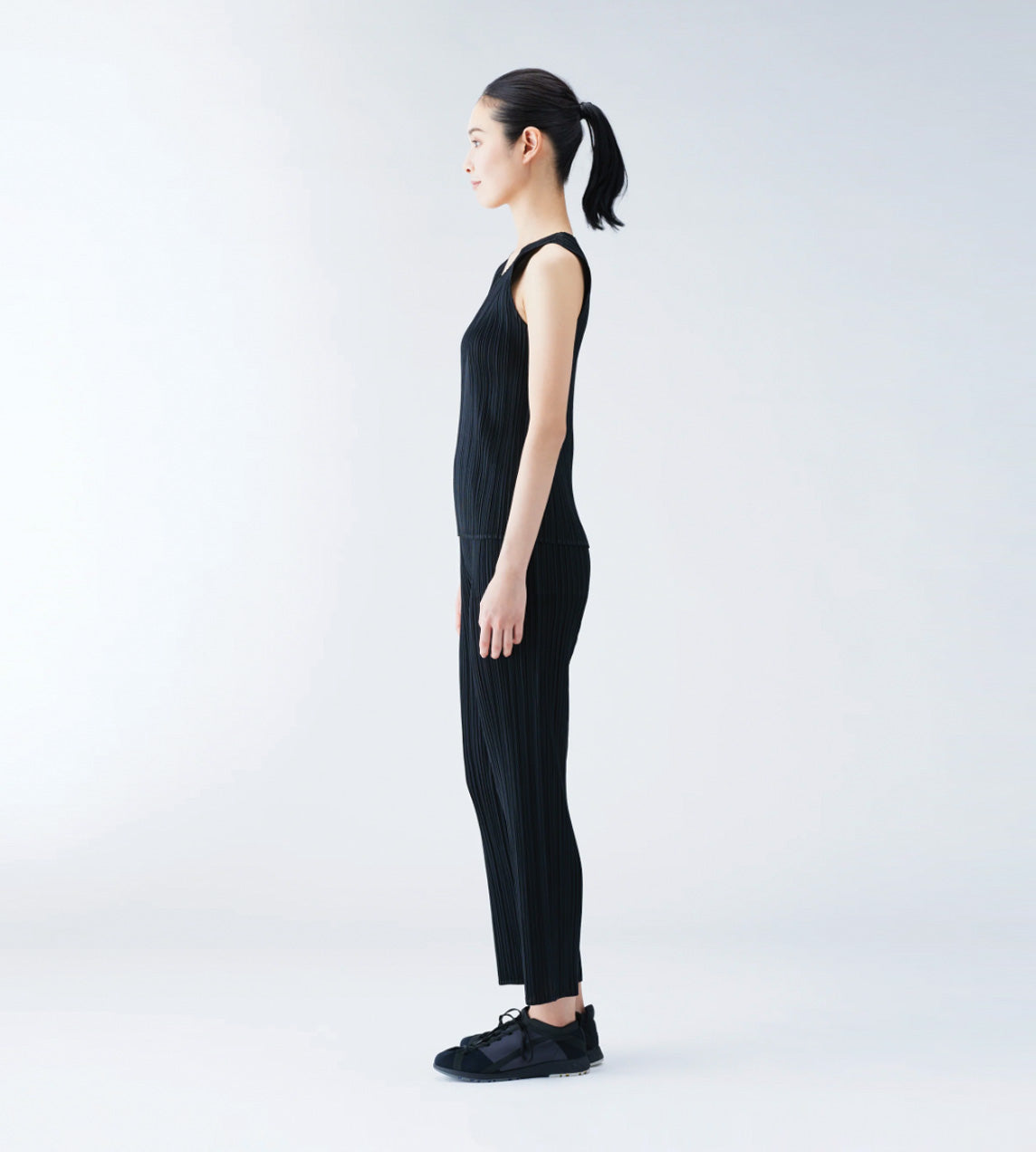 Pleats Please Issey Miyake - Basic Straight Pleated Pant Black